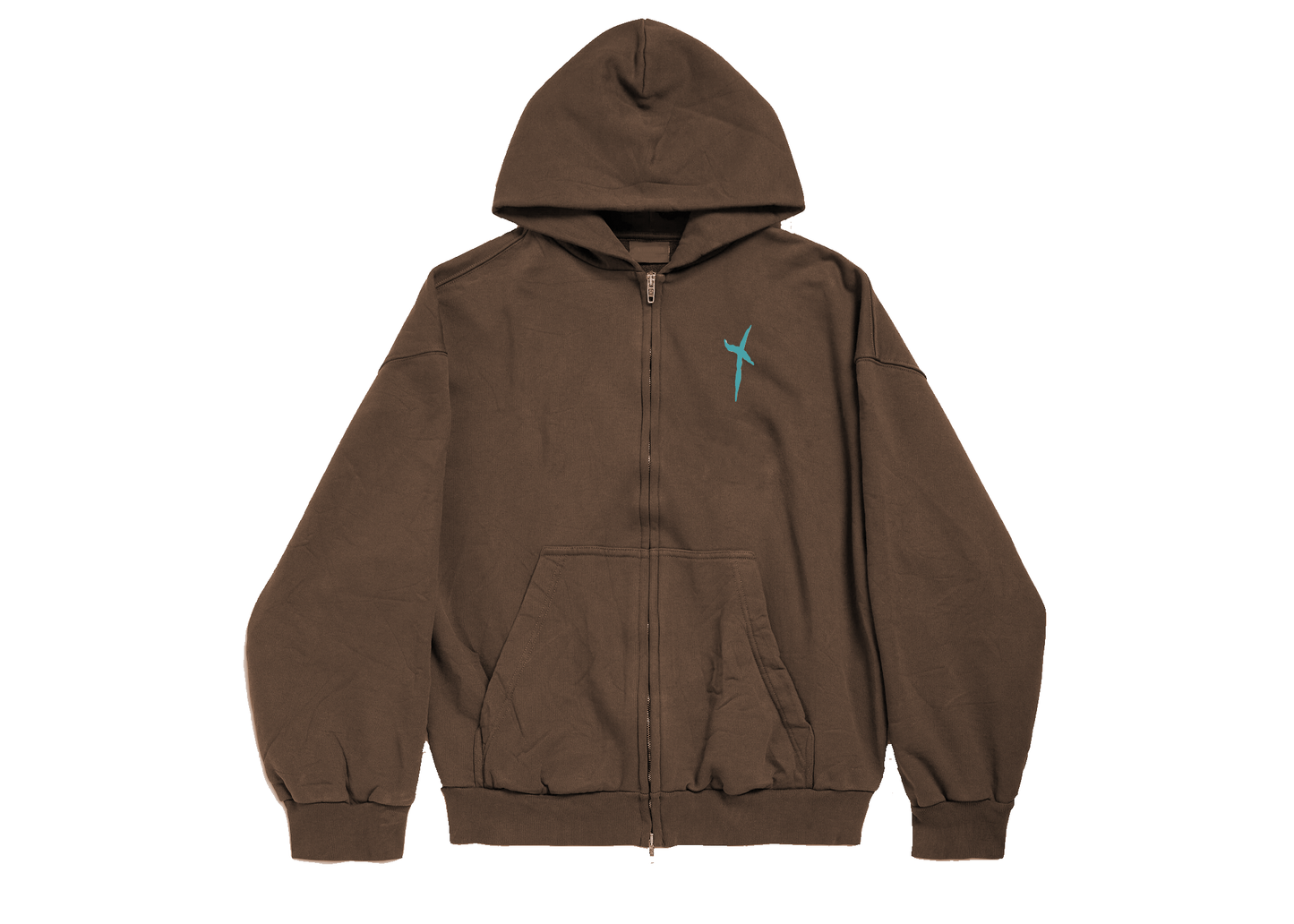 Cross Brown zip up