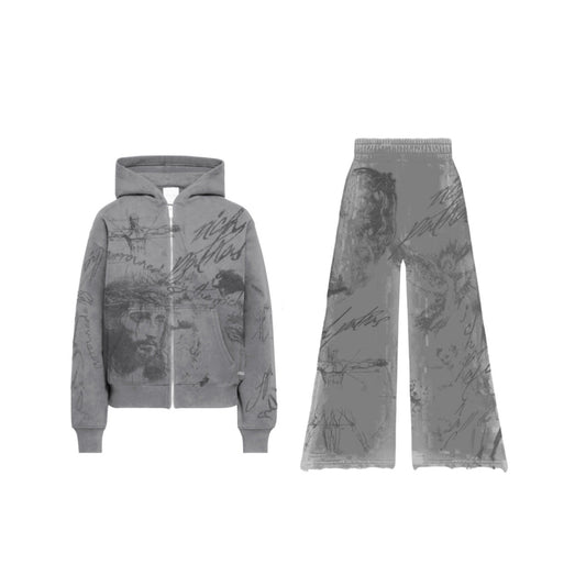 Grey Graffiti Wall Bundle